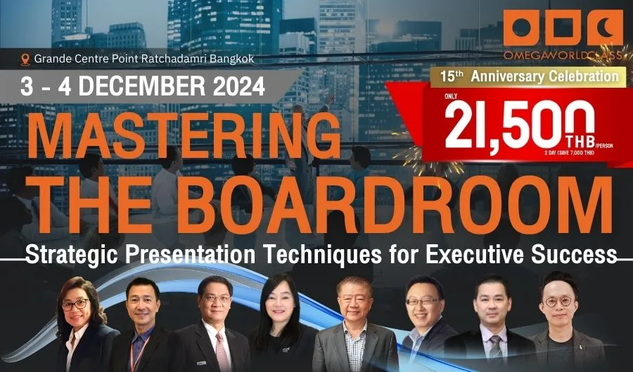 MASTERING THE BOARDROOM Strategic Presentation